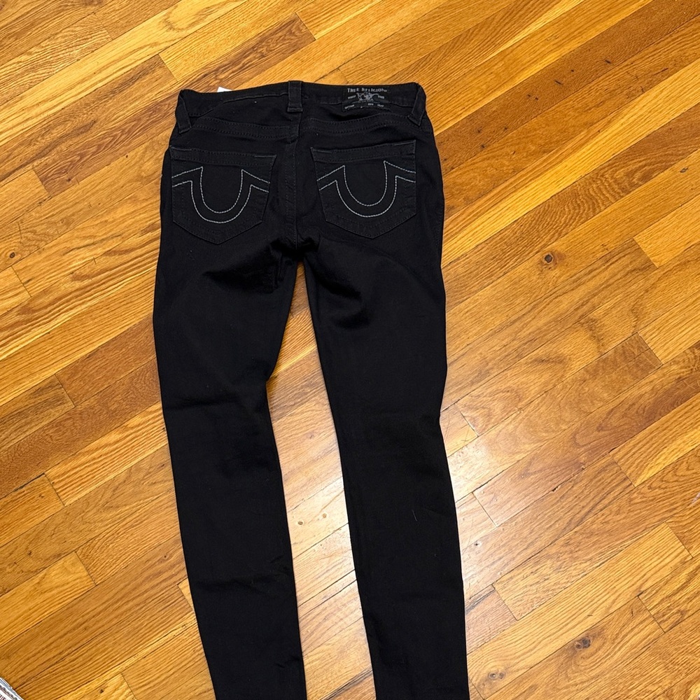 True Religion Women's Black Skinny Jeans